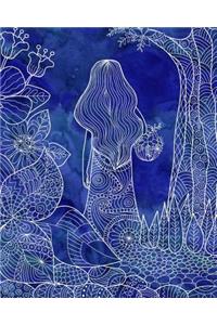 Journal Notebook Girl In The Woods 11