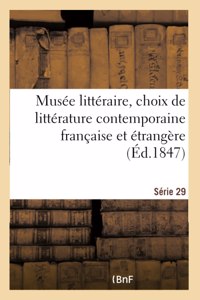 Musee litteraire, choix de litterature contemporaine francaise et etrangere