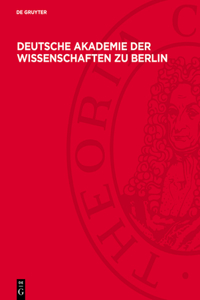Deutsche Akademie Der Wissenschaften Zu Berlin