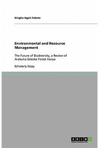 Environmental and Resource Management