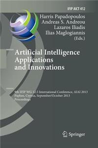 Artificial Intelligence Applications and Innovations