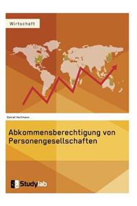 Abkommensberechtigung von Personengesellschaften