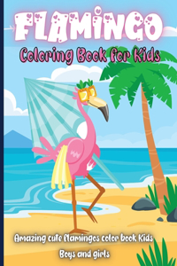 Flamingo Coloring Book For Kids