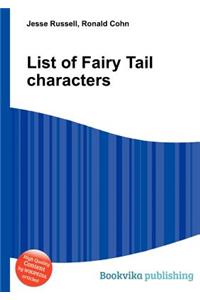 List of Fairy Tail Characters