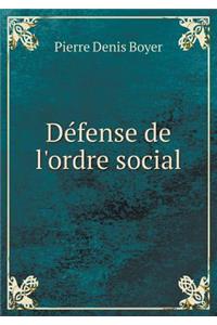 Défense de l'Ordre Social