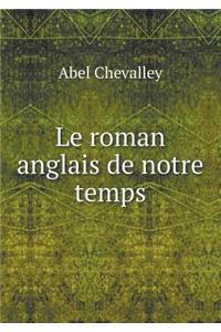 Le Roman Anglais de Notre Temps