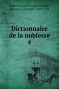 Dictionnaire de la noblesse