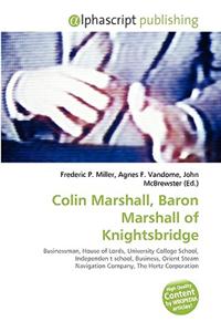 Colin Marshall, Baron Marshall of Knightsbridge