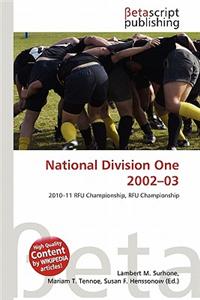 National Division One 2002-03