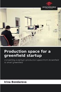 Production space for a greenfield startup
