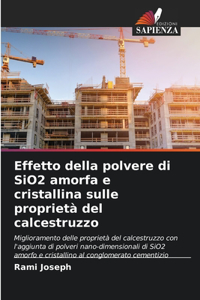 Effetto della polvere di SiO2 amorfa e cristallina sulle proprietà del calcestruzzo