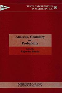 Analysis, Geometry and Probability