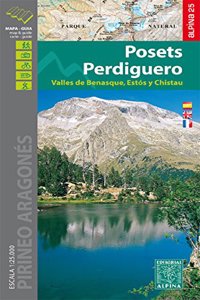 Posets Perdiguero / Valles de Benasque carte&guide, m&hiking