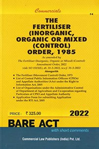 Fertiliser (Inorganic, Organic or Mixed) (Control) Order, 1985