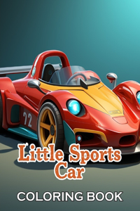 Little Sports Car Coloring Book