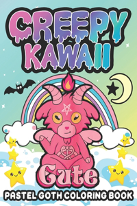 Creepy Kawaii Pastel Goth coloring book