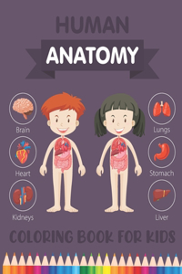 Human Anatomy Coloring Book for Kids