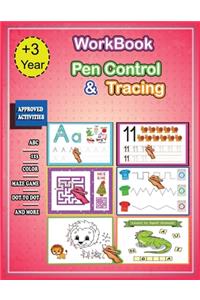 workbook pen control and Tracing +3 year