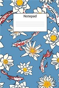 Koi Fish Themed Notepad