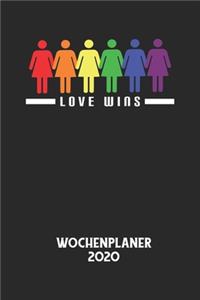 LOVE WINS - Wochenplaner 2020