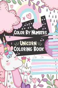Color By Numbers Unicorn Coloring Book
