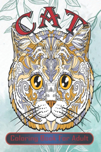 cat coloring book for adult