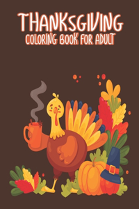 Thanksgiving Coloring Books for Adults