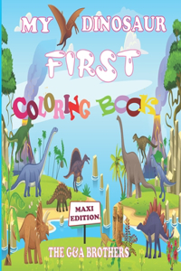 My First Dinosaur Coloring Book
