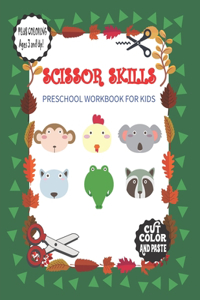 Scissor Skills Preschool Workbook For Kids