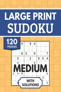 Sudoku Large Print with Solutions