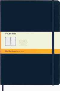Moleskine Sapphire Blue Extra Large Ruled Notebook Hard