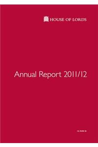 House of Lords annual report 2011/12