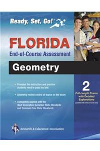 Florida Geometry End-Of-Course Assessment Book + Online