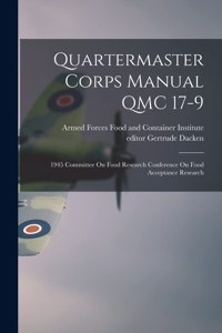 Quartermaster Corps Manual QMC 17-9