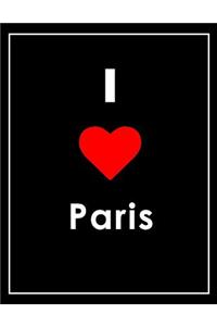 I Love Paris Notebook