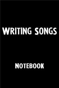 Writing Songs Notebook