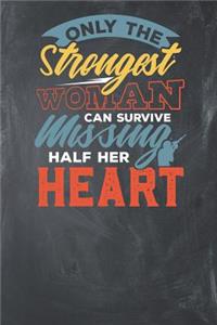 Only the Strongest Woman can survive Missing half her heart