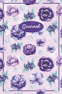 Watercolor Floral Journal