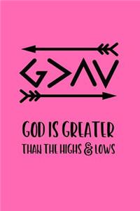 God Is Greater Than The Highs And Lows
