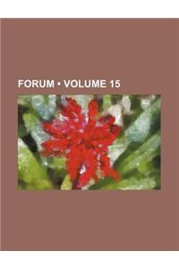 Forum (Volume 15)
