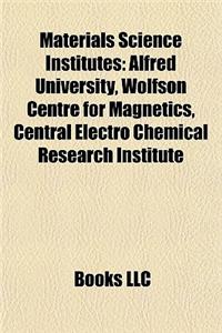 Materials Science Institutes