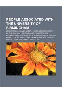 People Associated with the University of Birmingham