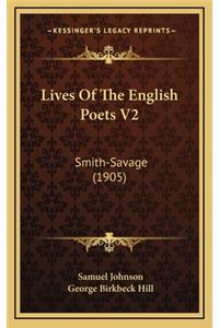 Lives of the English Poets V2