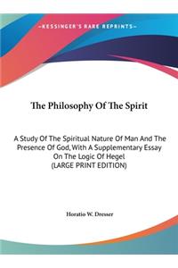 The Philosophy of the Spirit