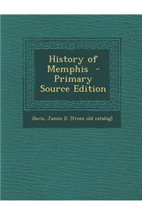 History of Memphis - Primary Source Edition