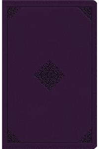ESV Large Print Thinline Reference Bible (Trutone, Lavender, Ornament Design)