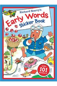 Richard Scarry's Early Words Sticker Book