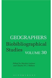 Geographers Volume 30