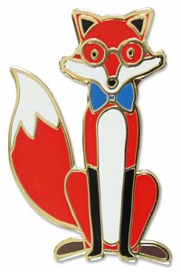 Enamel Pin Fox