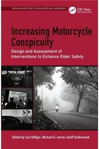 Increasing Motorcycle Conspicuity